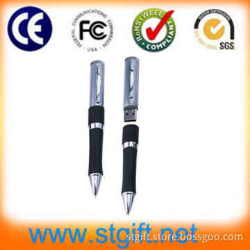 Hot Ballpoint Pen Shape Plastics Pen Drive